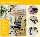  Caster protective cover 4PC / غطاء حماية العجلات