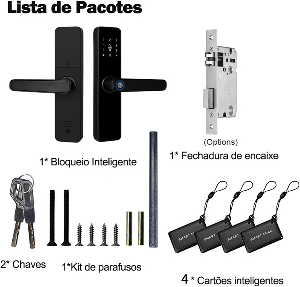 SMART DOOR LOCK 45*85 / قفل الباب الذكي 