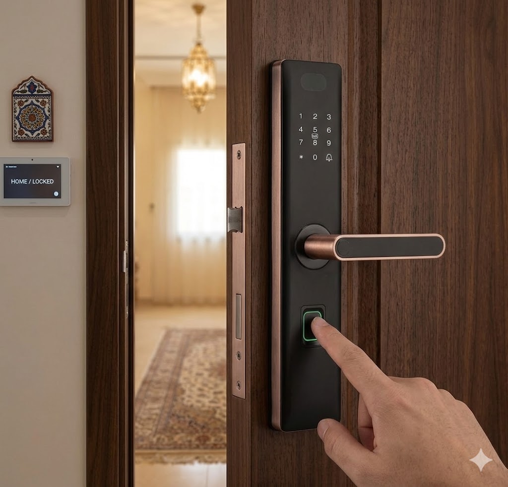 SMART DOOR LOCK WITH PHONE APP/  قفل الباب الذكي مع تطبيق الهاتف
