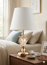 TABLE LAMP -WHITE/مصباح اباجورة للطاولة