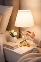 TABLE LAMP -WHITE/مصباح اباجورة للطاولة