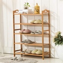  5-layer shoe rack 68*24*83 /رف أحذية خشبي  5 رفوف