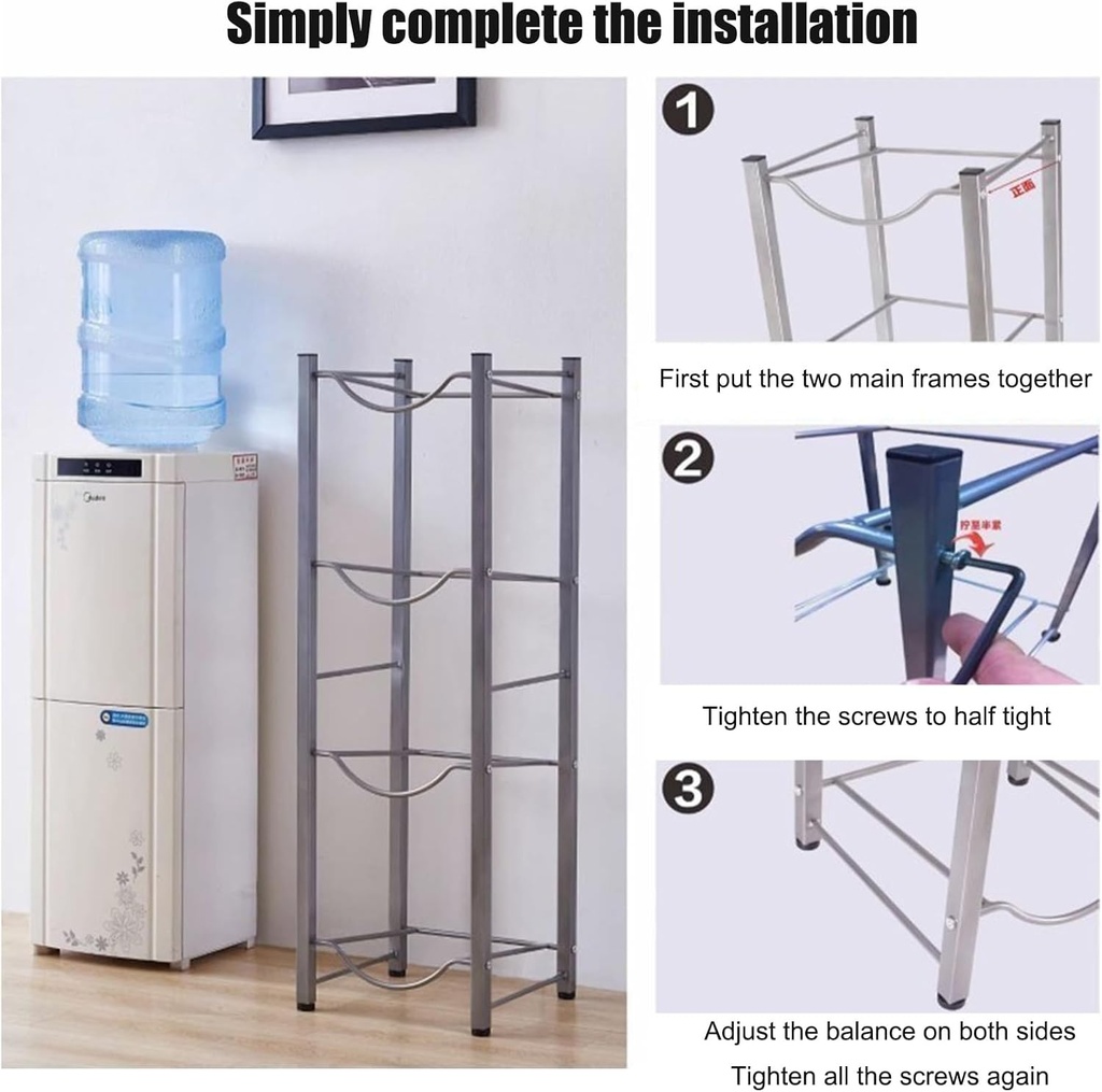 WATER BOTTLE RACK 5-layers/ستاند علب المياه من 5 طبقات