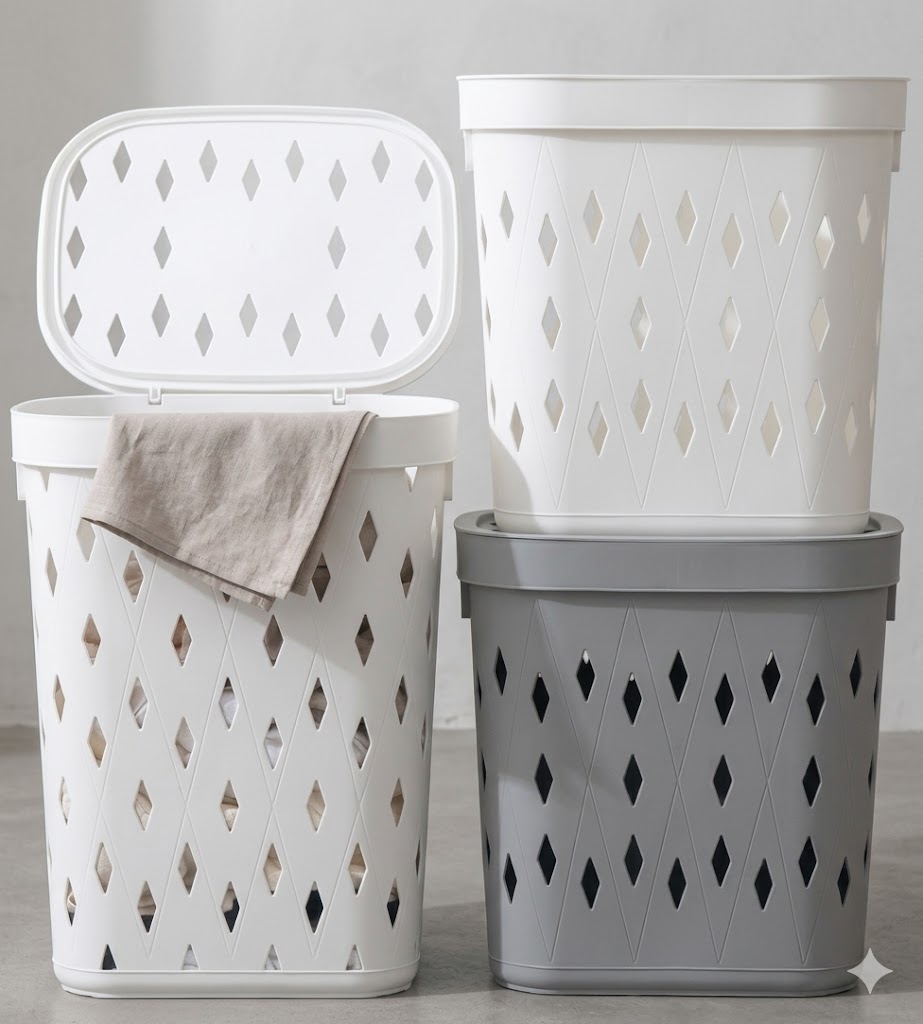 laundry basket small  size /  سلة الغسيل الحجم الصغير 
