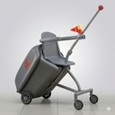 A&M 20 Inch Carry on Wheeled Suitcase  /حقيبة سفر بعجلات مقاس 20 بوصة