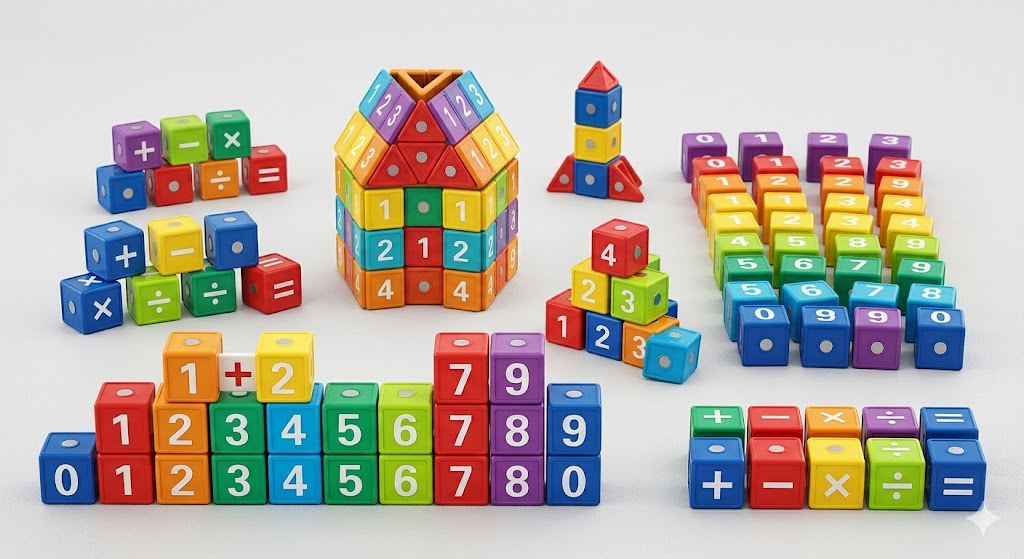 Educational Magnetic Blocks/مكعبات مغناطيسية تعليمية