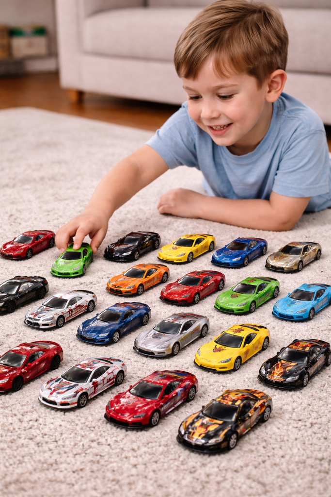 KIDS FUN CARS SET 24PCs /مجموعة سيارات ممتعة للأطفال