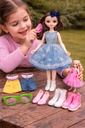 Sweet doll with accessories box/دمية جميلة مع صندوق ملحقات