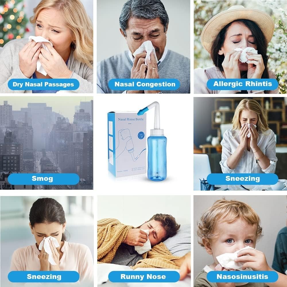 300ml Manual Bidet, Nose Wash Cleaner/شطاف سفر يدوي، منظف لغسل الأنف
