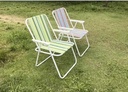 Beach,  Camping portable folding chair (mixed colors)/كرسي قابل للطي محمول للشاطئ والتخييم