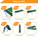 Foldable Portable Camping Bed / سرير تخييم قابل للطي 