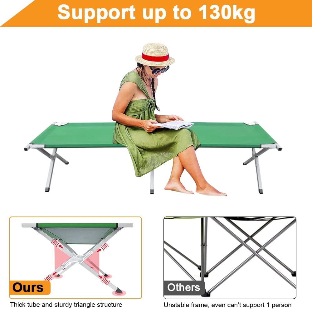 Foldable Portable Camping Bed / سرير تخييم قابل للطي 