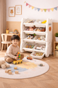 Children's Storage Toys Organizer 8 Boxes/منظم تخزين العاب الأطفال  8 صناديق