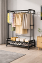 Clothes Hanger Stand+2 shelves  AM-6099 /علاقة الملابس + رفين