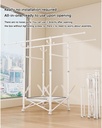 Double Clothing Rail Foldable Laundry Rack /رف تجفيف ملابس مزدوج قابل للطي