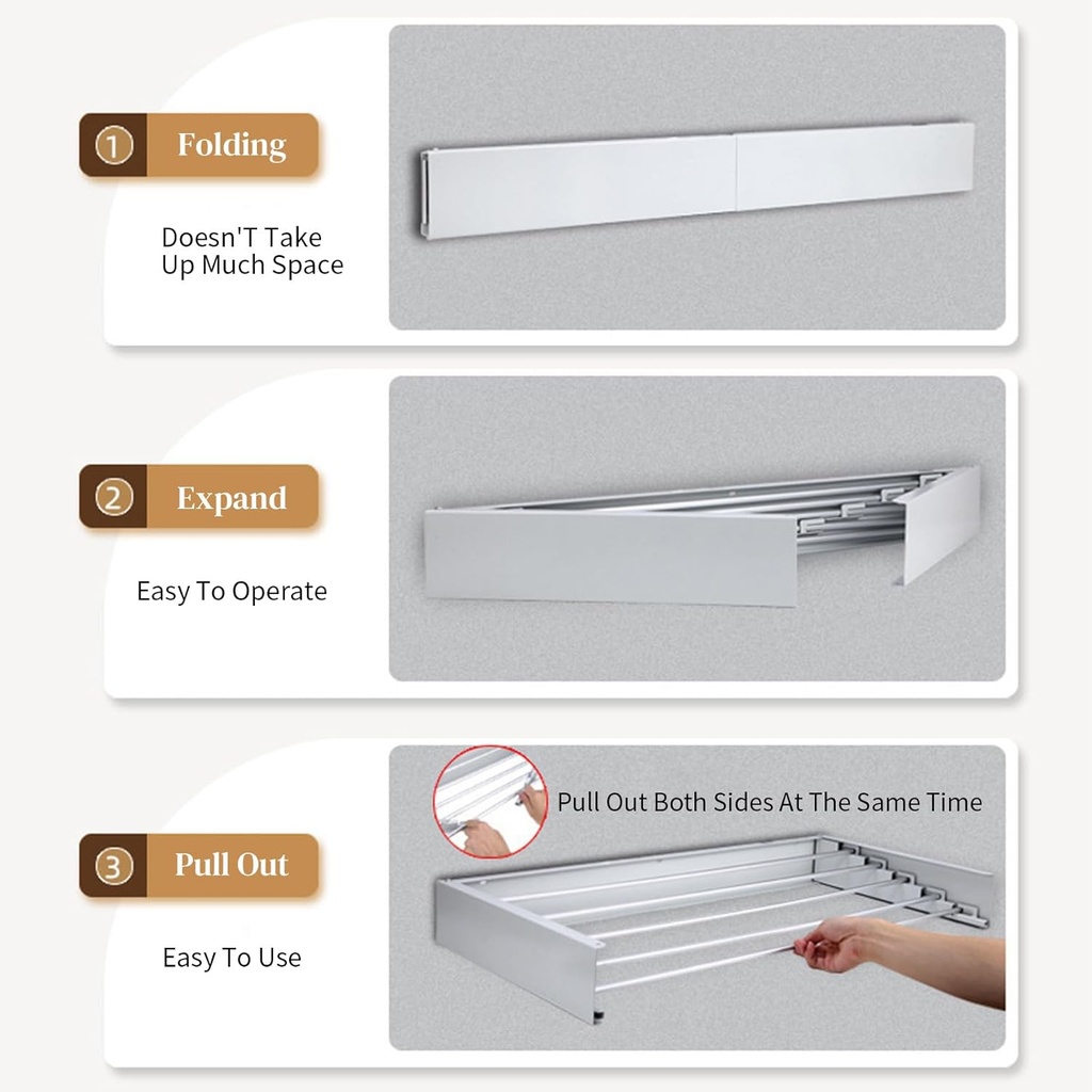 Foldable CLOTHE  Drying Rack  / منشرة تجفيف الملابس القابلة للطي