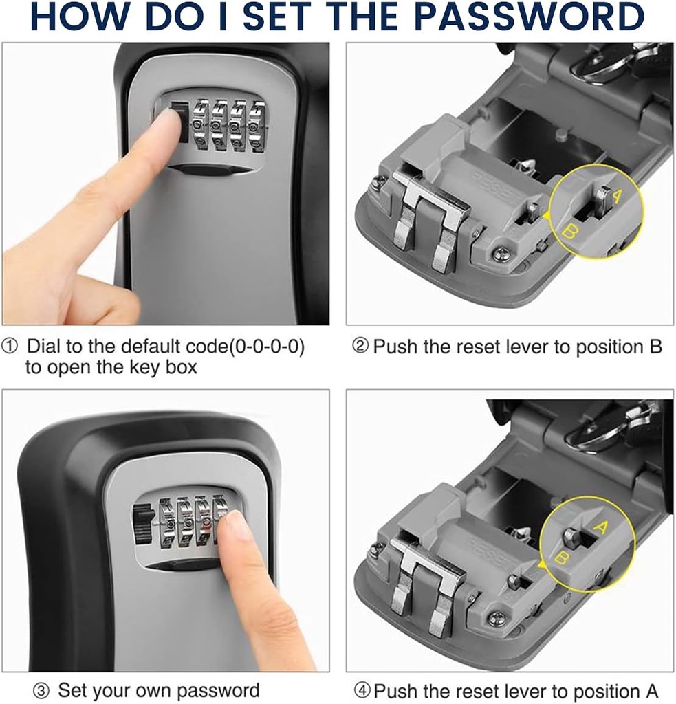 Key locker (big size) / قفل لحفاظ المفاتيح وادوات المنزل