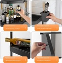 Kitchen Corner Rack Organizer 3 layers/منظم رفوف زاوية المطبخ بثلاث طبقات
