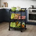 STORAGE RACK TROLLY/عربة تخزين و التقديم