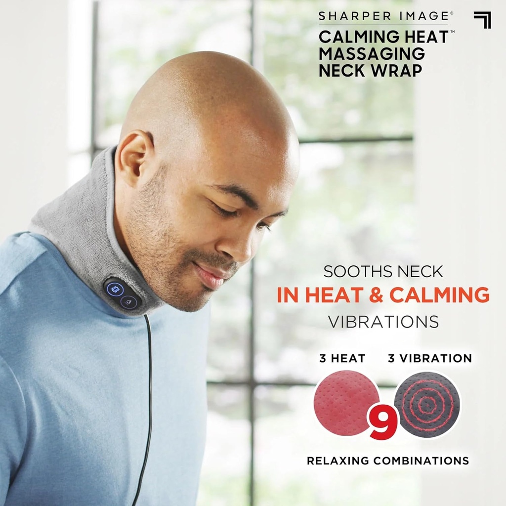 Calm Heat Massaging Neck Wrap / جهاز مساج الرقبة