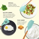 12-piece silicone kitchen utensil set/طقم أدوات مطبخ من السيليكون مكون من 12 قطعة