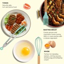 12-piece silicone kitchen utensil set/طقم أدوات مطبخ من السيليكون مكون من 12 قطعة