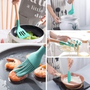 12-piece silicone kitchen utensil set/طقم أدوات مطبخ من السيليكون مكون من 12 قطعة