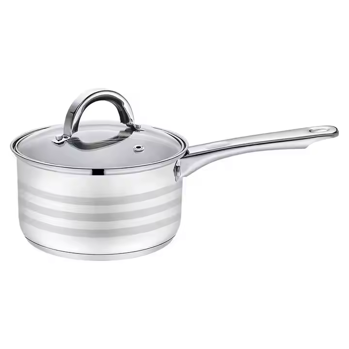 12PC stainless steel cookware set/طقم أواني طهي من الفولاذ المقاوم للصدأ مكون من 12 قطعة