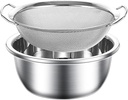 6PSC stainless steel food cleaning baskets.2/ 6 سلال تنظيف طعام من الفولاذ المقاوم للصدأ 