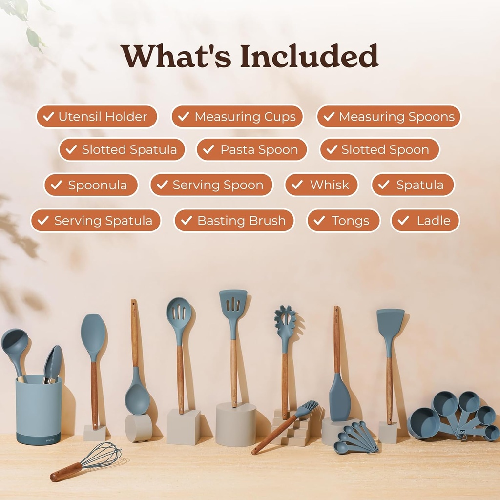 KITCHENWARE SILICONE SET /طقم أدوات مطبخ من السيليكون