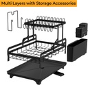 2-LAYER DRYING RACK /رف تجفيف صحون مكون من طبقتين 
