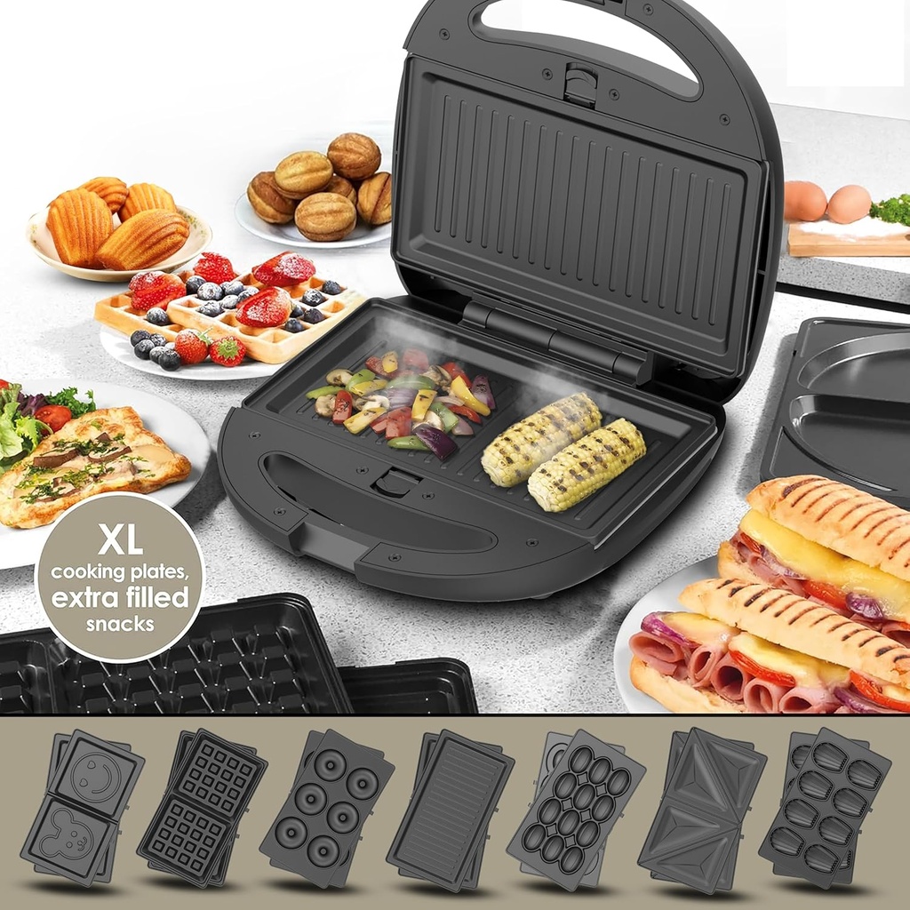 7 in 1 Multi Snack Maker / شواية السندويش 7 في 1