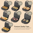 7 in 1 Multi Snack Maker / شواية السندويش 7 في 1