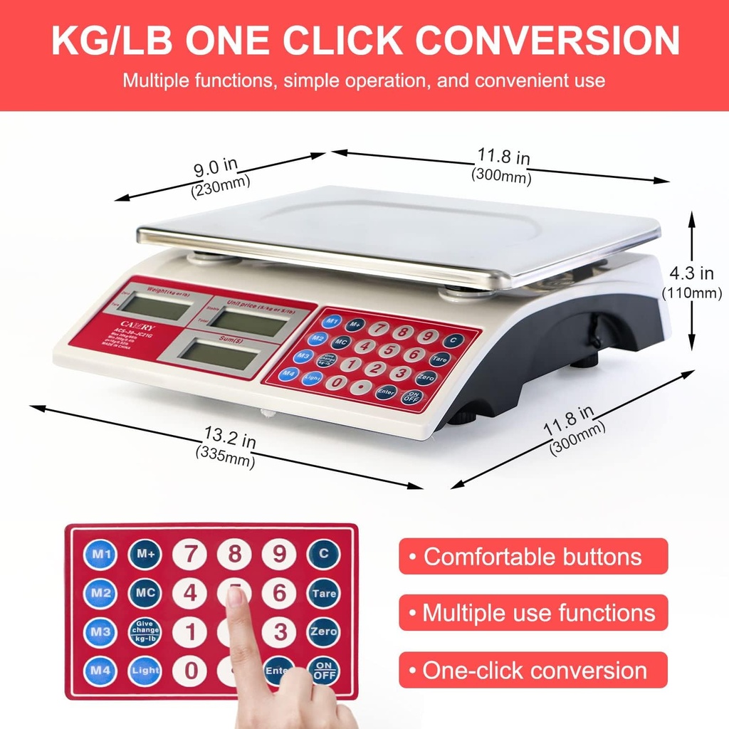 DIGITAL COMPUTER SCALE / ميزان الاكل الديجتل