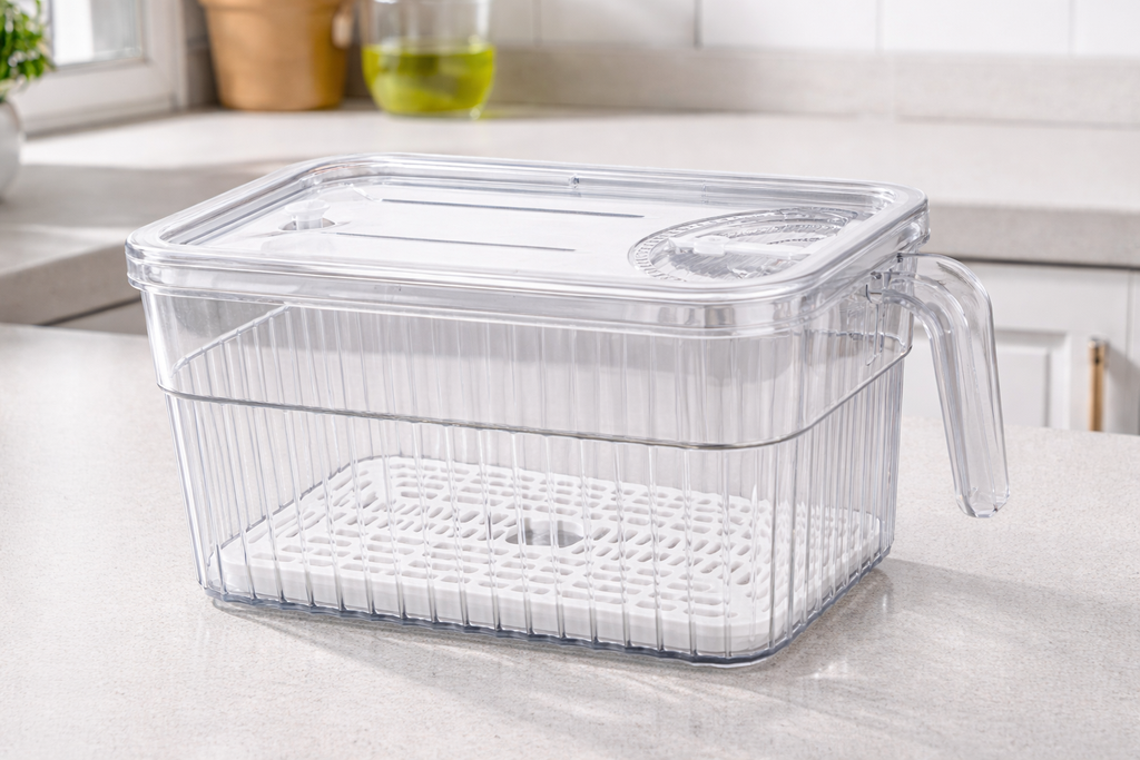 Draining Container / حافظة الاطعمة الثلاجة