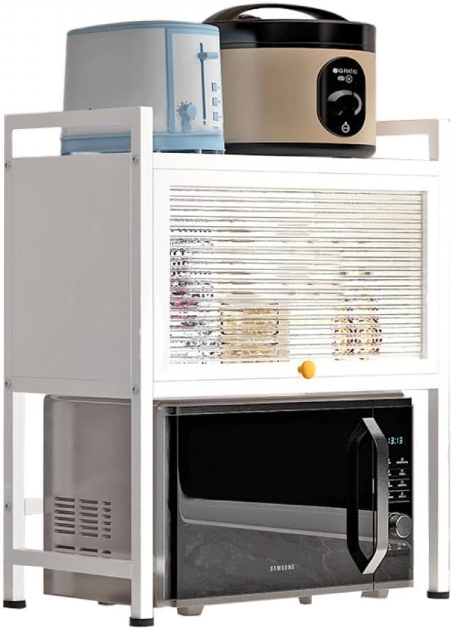 MICROWAVE OVEN SHELF WHITE/رف فرن الميكروويف ابيض