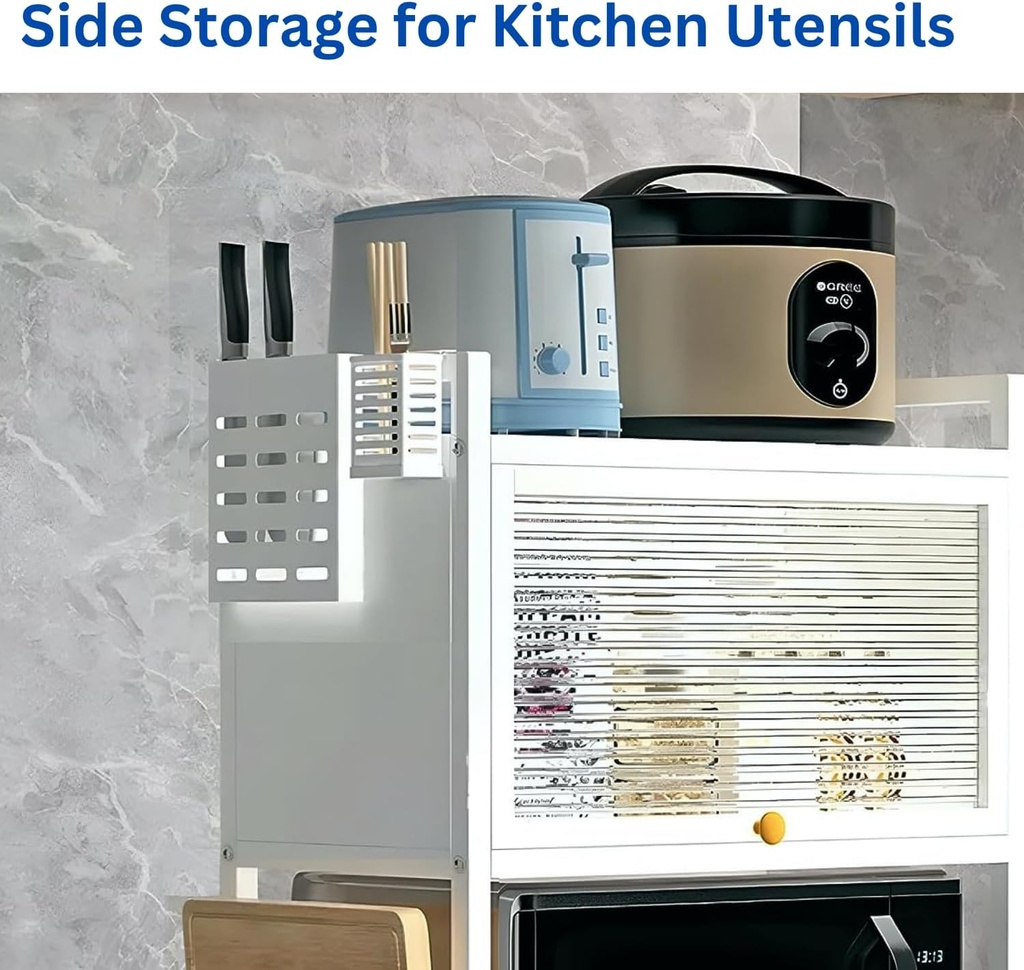 MICROWAVE OVEN SHELF WHITE/رف فرن الميكروويف ابيض