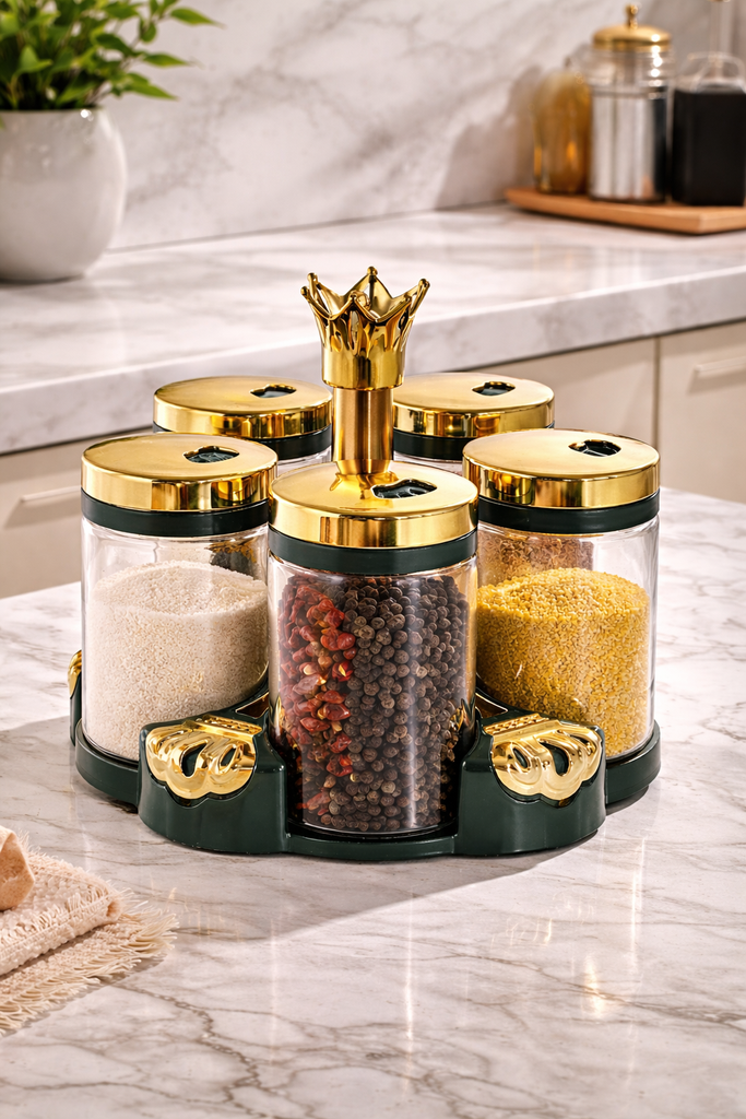 Rotatable Seasoning Bottle Glass Seasoning Jar/زجاجة توابل قابلة للتدوير