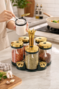 Rotatable Seasoning Bottle Glass Seasoning Jar/زجاجة توابل قابلة للتدوير