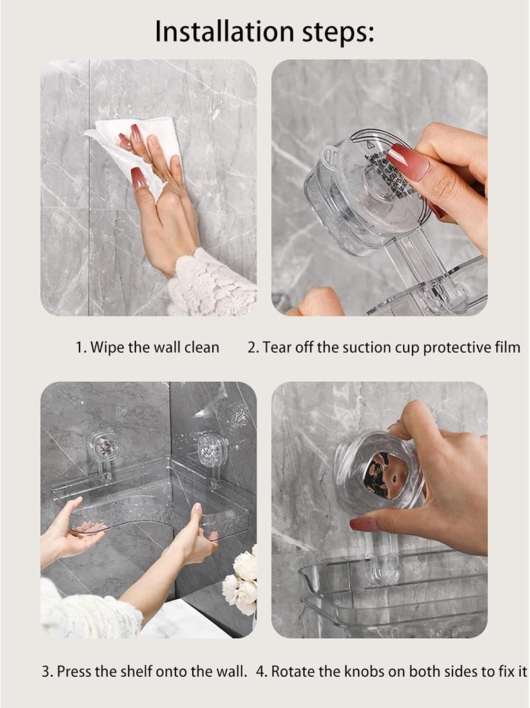 wash Base Storage Rack & Suction cup 