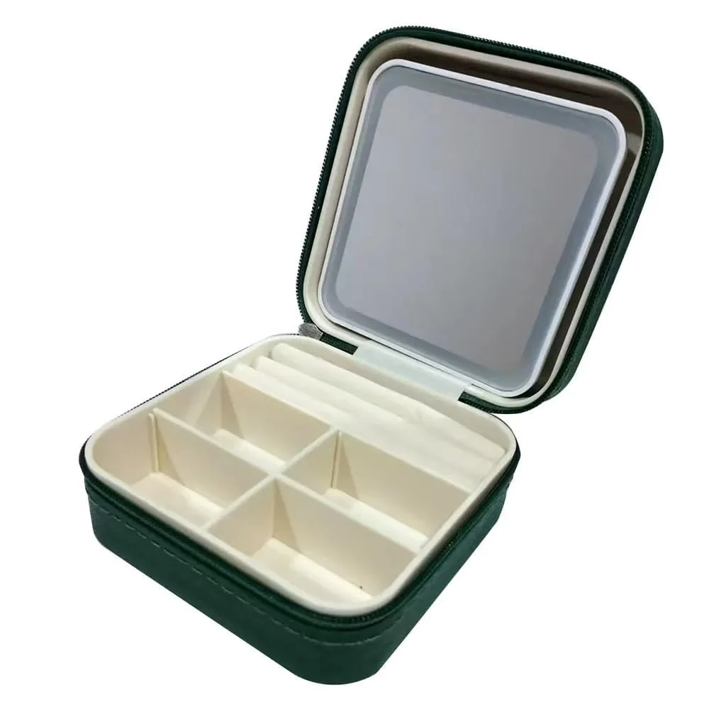 Accessories box with LED mirror/ شنطة تنظيم الاكسسوارات مع اضاءة 