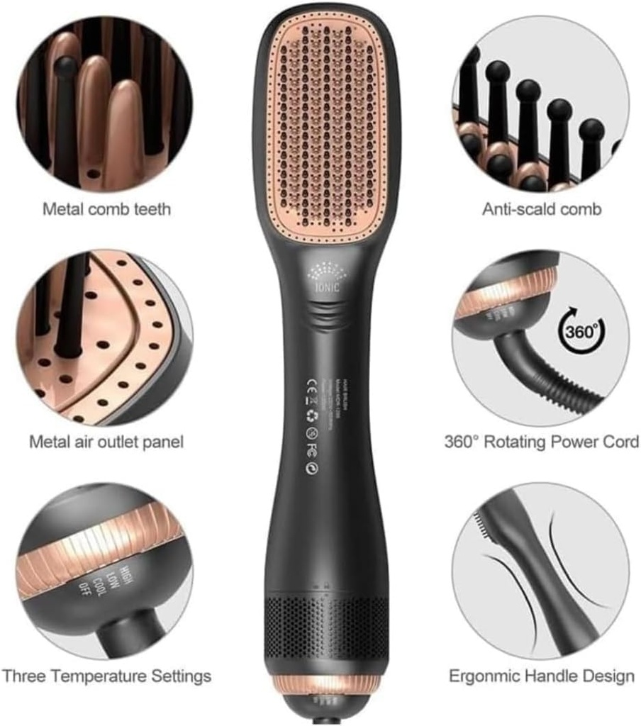 Joy 2-in-1 Ceramic Hair Styler /مصفف الشعر من جوي مع السيراميك 2 في 1 