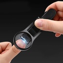 Nail clipper with a magnifying glass/مقص أظافر مع عدسة مكبرة