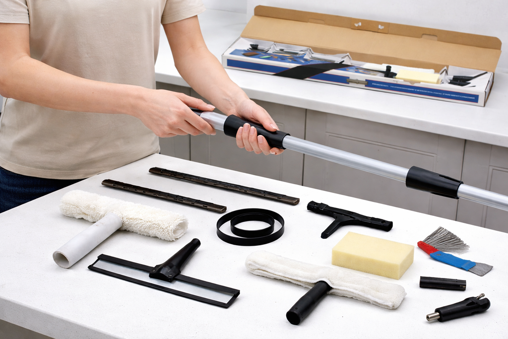 Window Glass Cleaning Tool Kit/مجموعة أدوات تنظيف زجاج النوافذ