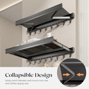 60cm,foldable storage rack  / رف تخزين قابل للطي، 60 سم