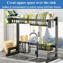 OVER SINK DISH DRYING RACK STEEL / ستاند التنظيم فوق المغسلة