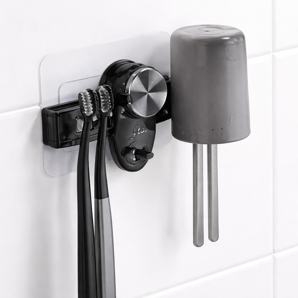 Toothbrush Wall Cup Holder /حامل كوب فرشاة الأسنان على الحائط