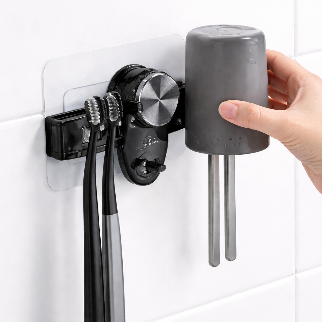 Toothbrush Wall Cup Holder /حامل كوب فرشاة الأسنان على الحائط