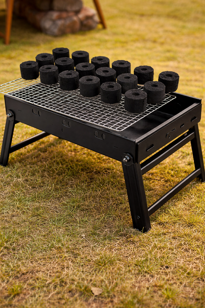 BBQ QUICK BURNING BAKED CHARCOAL / شواية بالفحم 