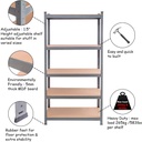 Wooden shelves 75x35 ( 5 shelves)